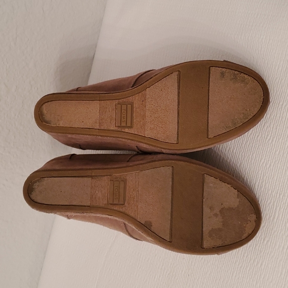 Toms Suede wedges Booties Size 7.5 - Picture 7 of 11